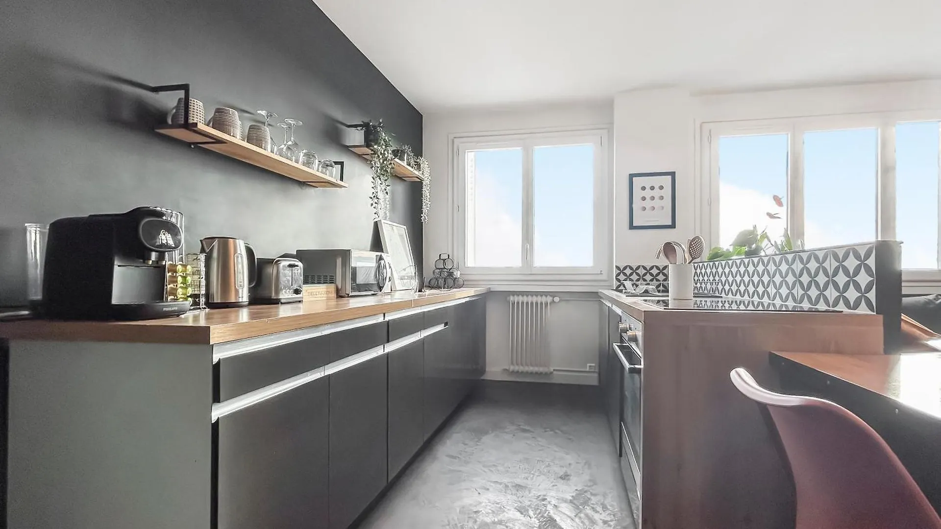 Cozy Flat Balcony Panoramic View 5M Metro B Appartement Oullins